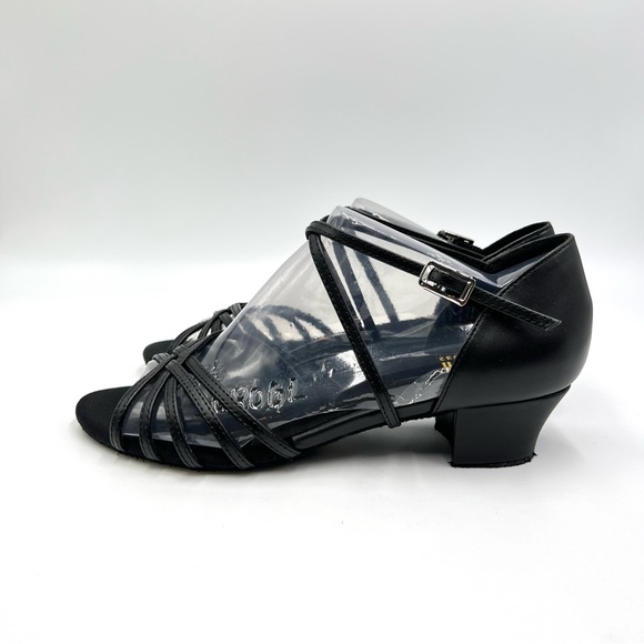 Bloch Womens S0806L Annabella Black Latin Dance Shoes Heels Size 8 NEW - Picture 7 of 15